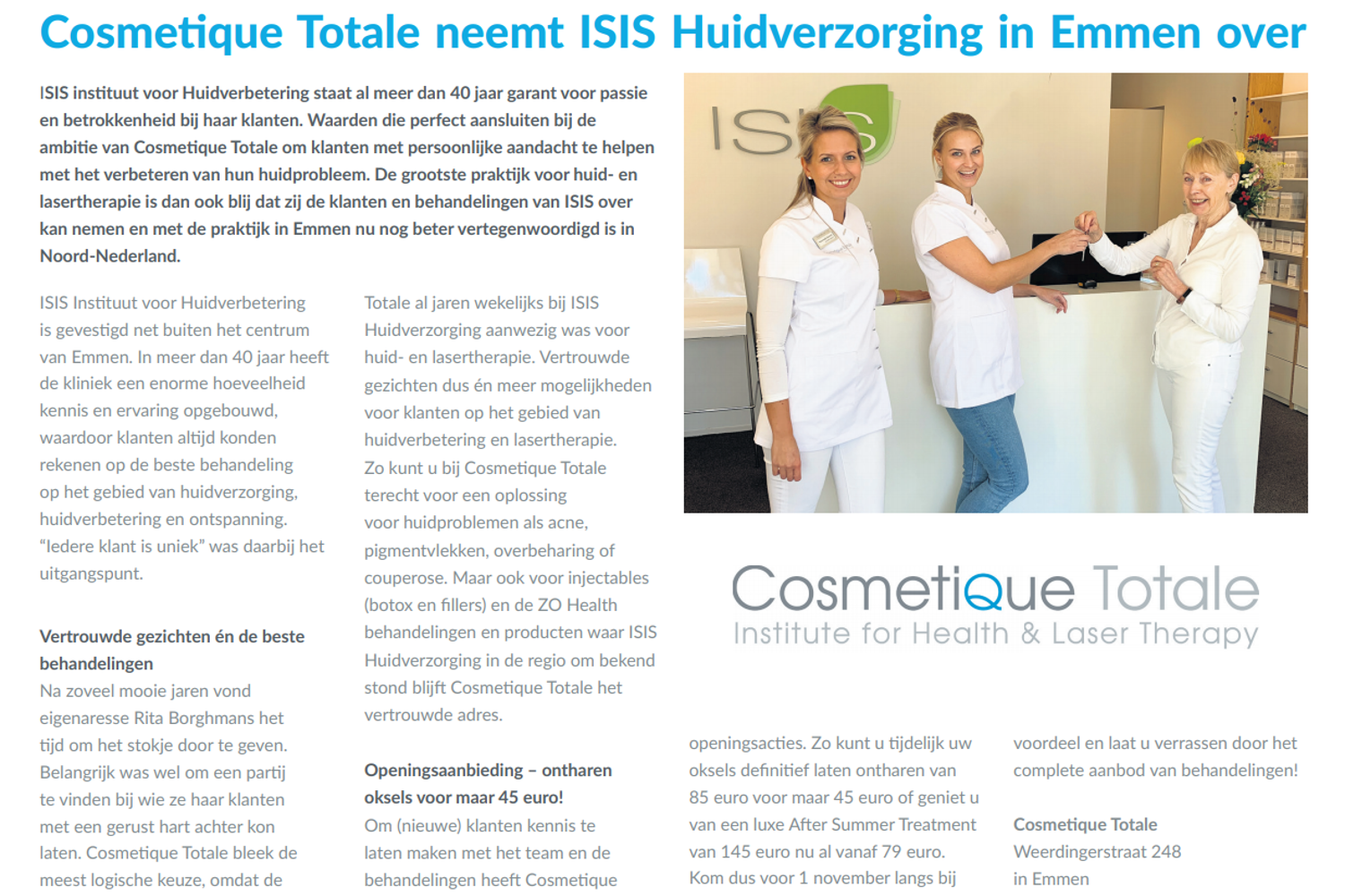 Cosmetique Totale Emmer Courant