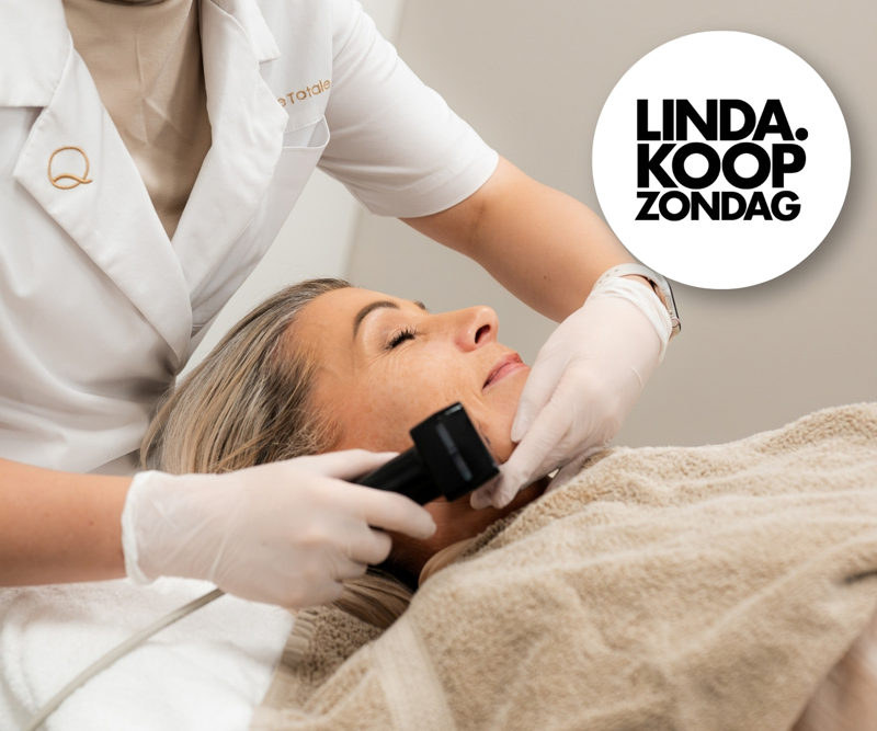 Morpheus8 behandeling van midface en hals bij Cosmetique Totale, LINDA.koopzondag actie
