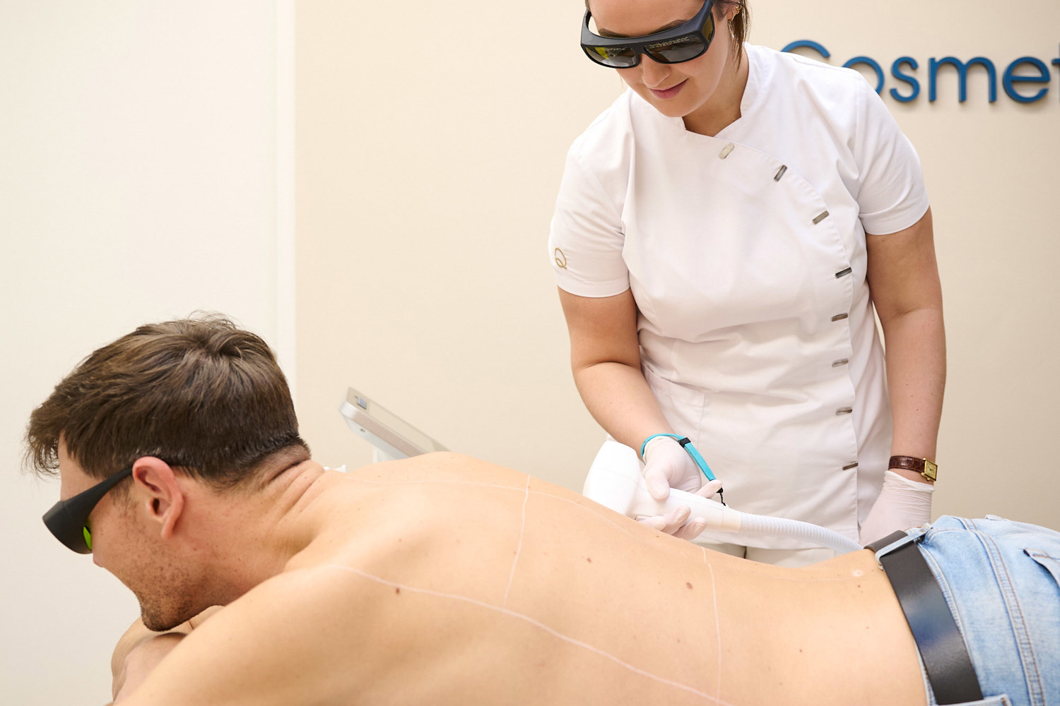 Rughaar Laseren bij mannen