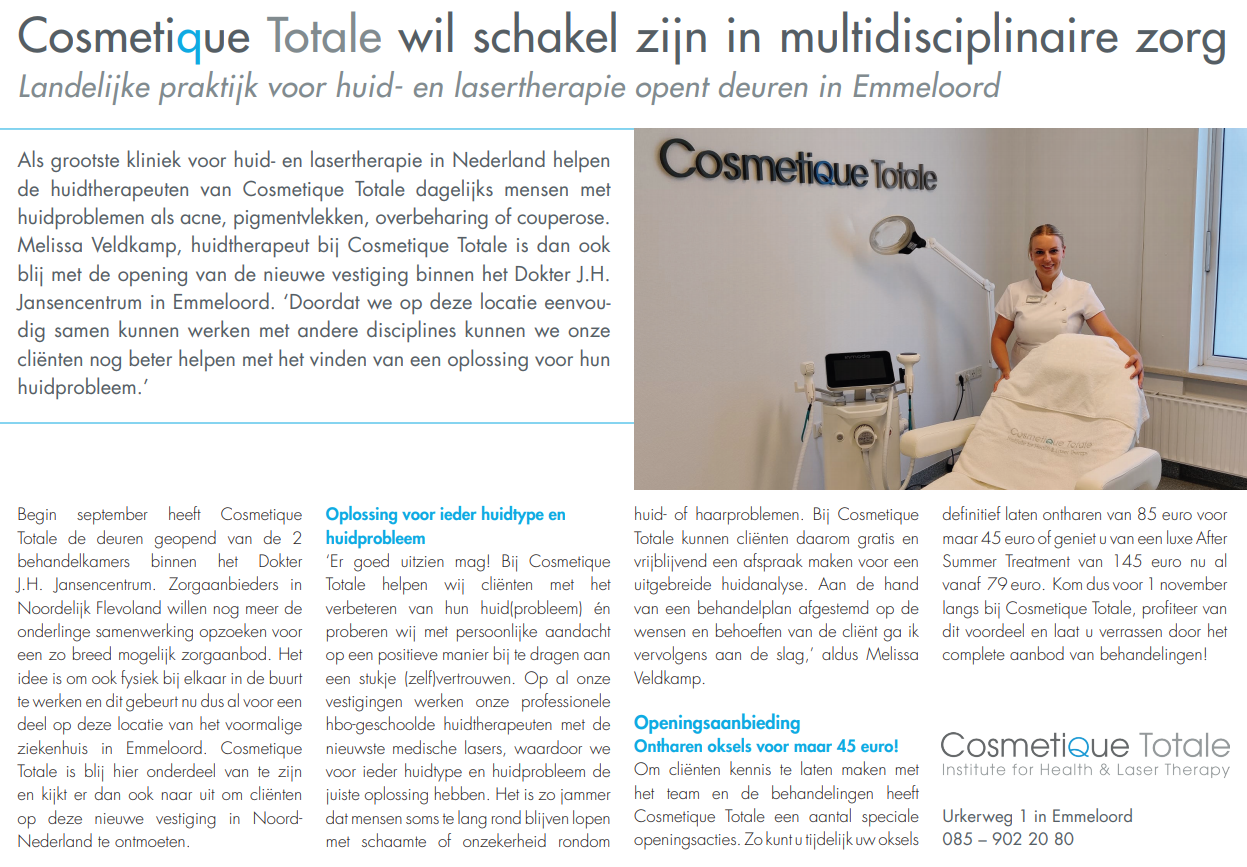 Cosmetique Totale Noordoostpolder